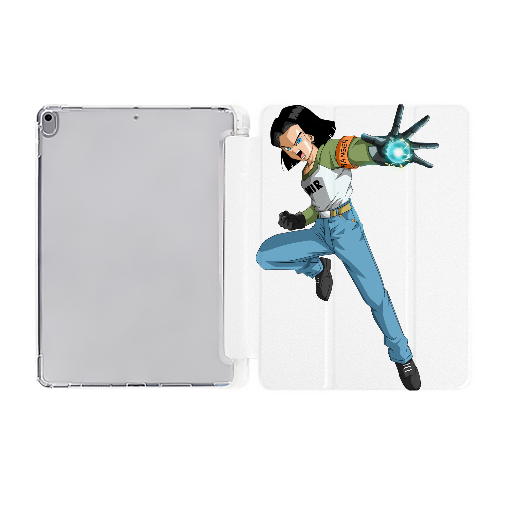 （画像用） ドラゴンボール DRAGON BALL IPad ケース ペン収納付き 三つ折りスタンド PUレザー×シリコン 対応機種9.5/10.5/10.9インチ